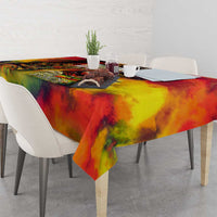 The Legend of Reggae Tablecloth Bob One Love Colorful Art