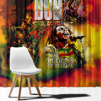 The Legend of Reggae Window Curtain Bob One Love Colorful Art