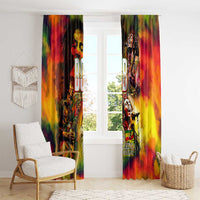 The Legend of Reggae Window Curtain Bob One Love Colorful Art