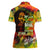 The Legend of Reggae Women Polo Shirt Bob One Love Colorful Art
