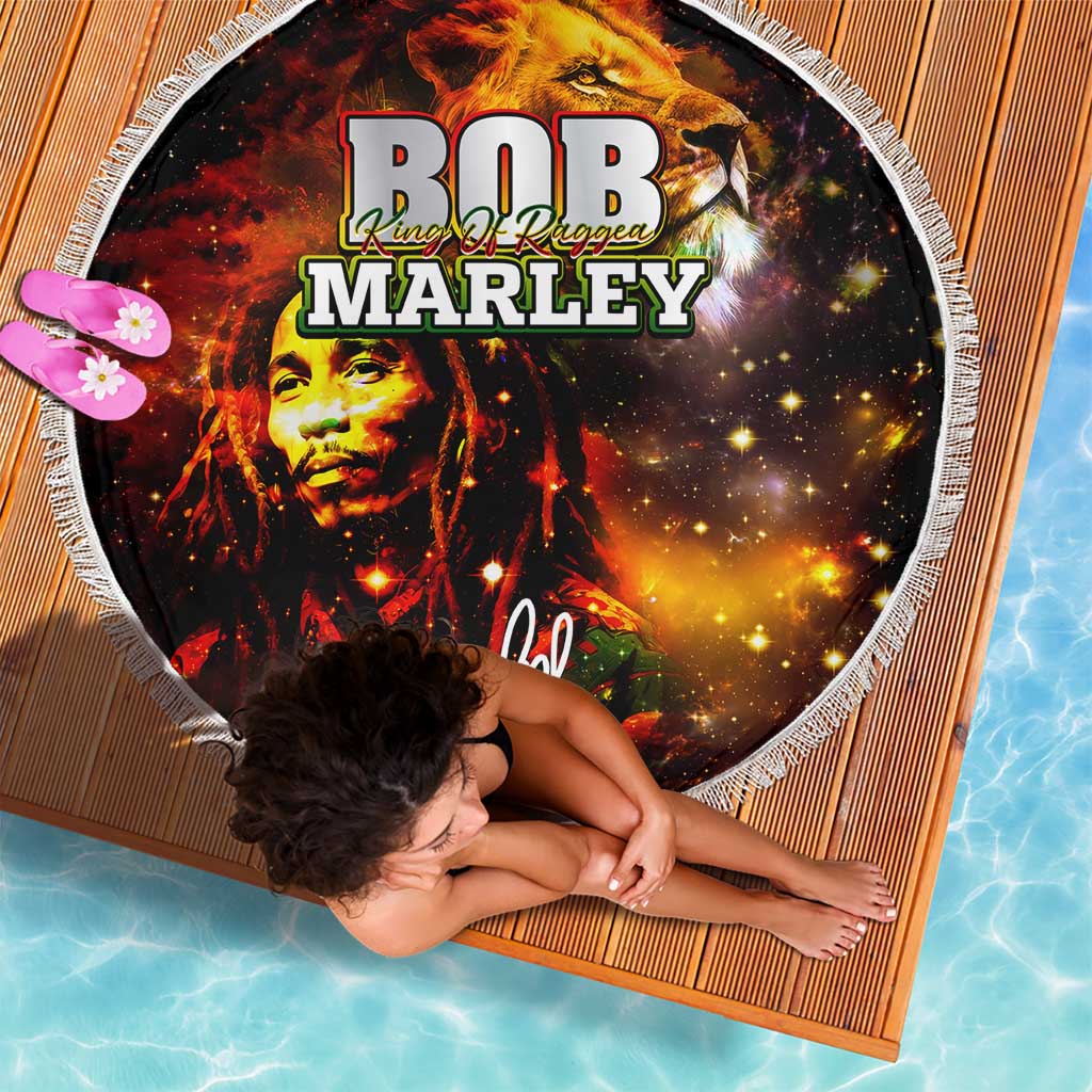 Bob King Of Reggae Beach Blanket Rastafari Lion - You Never Know How Strong You Are