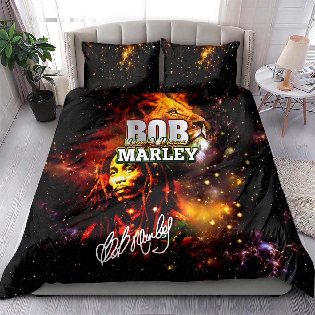 Bob King Of Reggae Bedding Set Rastafari Lion - You Never Know How Strong You Are