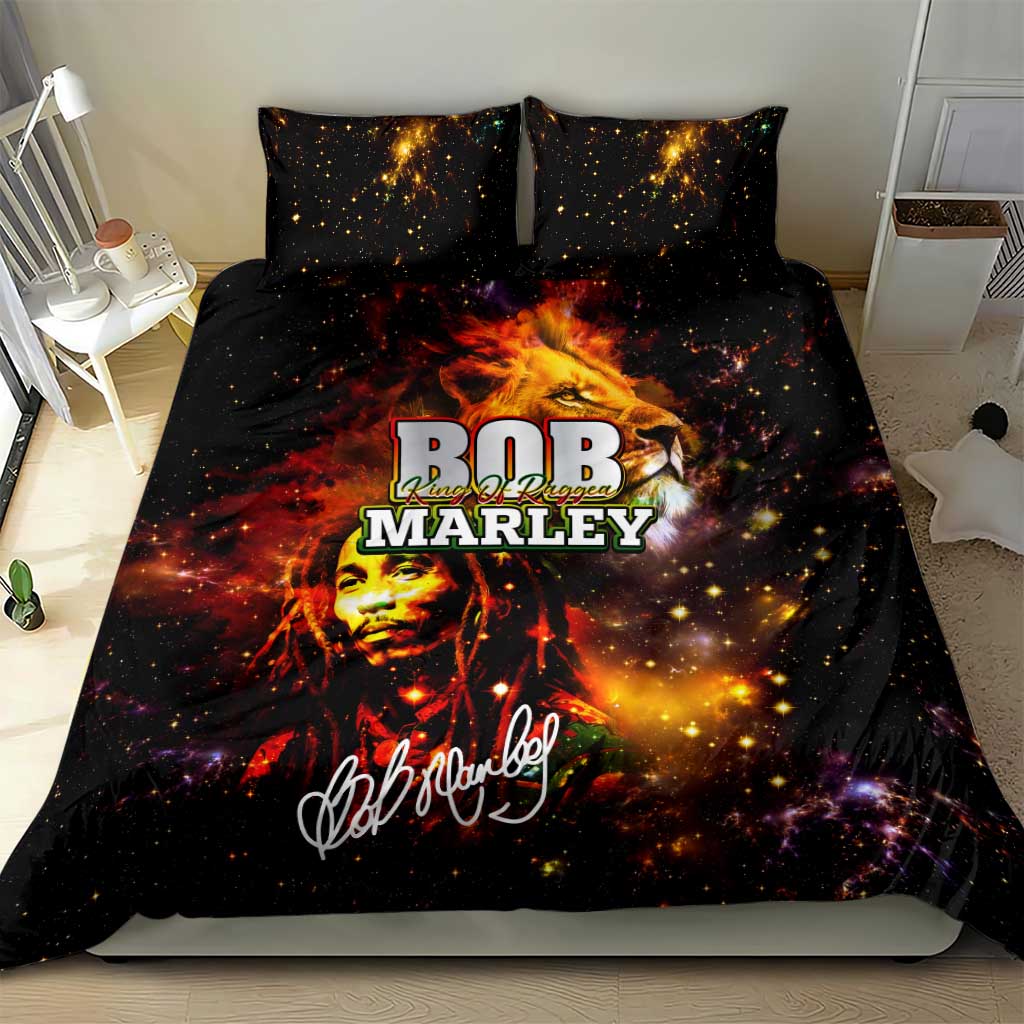 Bob King Of Reggae Bedding Set Rastafari Lion - You Never Know How Strong You Are