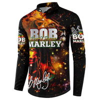 Bob King Of Reggae Button Sweatshirt Rastafari Lion - You Never Know How Strong You Are