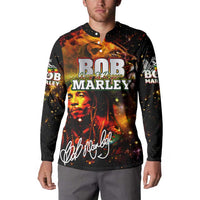 Bob King Of Reggae Button Sweatshirt Rastafari Lion - You Never Know How Strong You Are