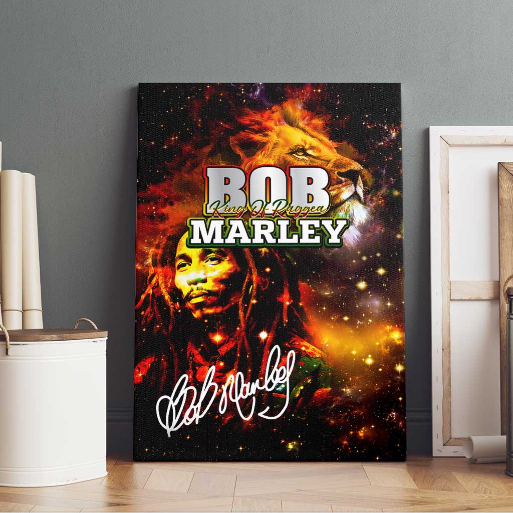 Bob King Of Reggae Canvas Wall Art Rastafari Lion - You Never Know How Strong You Are