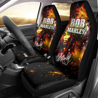 Bob King Of Reggae Car Seat Cover Rastafari Lion - You Never Know How Strong You Are