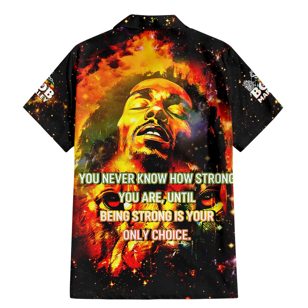 Bob King Of Reggae Family Matching Mermaid Dress and Hawaiian Shirt Rastafari Lion - You Never Know How Strong You Are