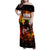Bob King Of Reggae Family Matching Off Shoulder Maxi Dress and Hawaiian Shirt Rastafari Lion - You Never Know How Strong You Are