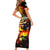 Bob King Of Reggae Family Matching Short Sleeve Bodycon Dress and Hawaiian Shirt Rastafari Lion - You Never Know How Strong You Are
