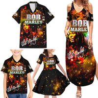 Bob King Of Reggae Family Matching Summer Maxi Dress and Hawaiian Shirt Rastafari Lion - You Never Know How Strong You Are