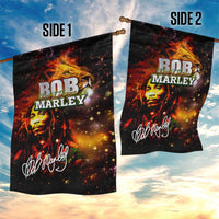 Bob King Of Reggae Garden Flag Rastafari Lion - You Never Know How Strong You Are