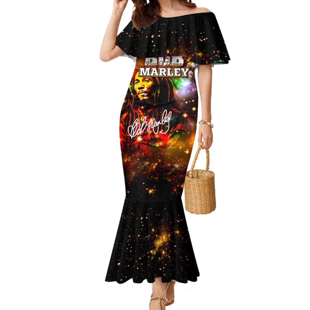 Bob King Of Reggae Mermaid Dress Rastafari Lion - You Never Know How Strong You Are