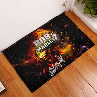 Bob King Of Reggae Rubber Doormat Rastafari Lion - You Never Know How Strong You Are