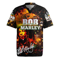 Bob King Of Reggae Rugby Jersey Rastafari Lion - You Never Know How Strong You Are