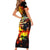 Bob King Of Reggae Short Sleeve Bodycon Dress Rastafari Lion - You Never Know How Strong You Are