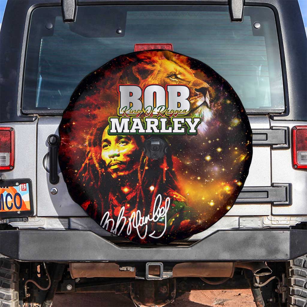 Bob King Of Reggae Spare Tire Cover Rastafari Lion - You Never Know How Strong You Are