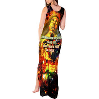 Bob King Of Reggae Tank Maxi Dress Rastafari Lion - You Never Know How Strong You Are