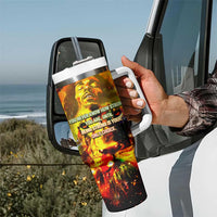Bob King Of Reggae Tumbler With Handle Rastafari Lion - You Never Know How Strong You Are