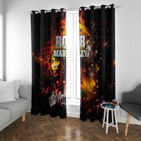 Bob King Of Reggae Window Curtain Rastafari Lion - You Never Know How Strong You Are