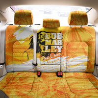Legend Bob Reggae Back Car Seat Cover One Love One Heart Tropical Leaf