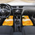 Legend Bob Reggae Car Mats One Love One Heart Tropical Leaf