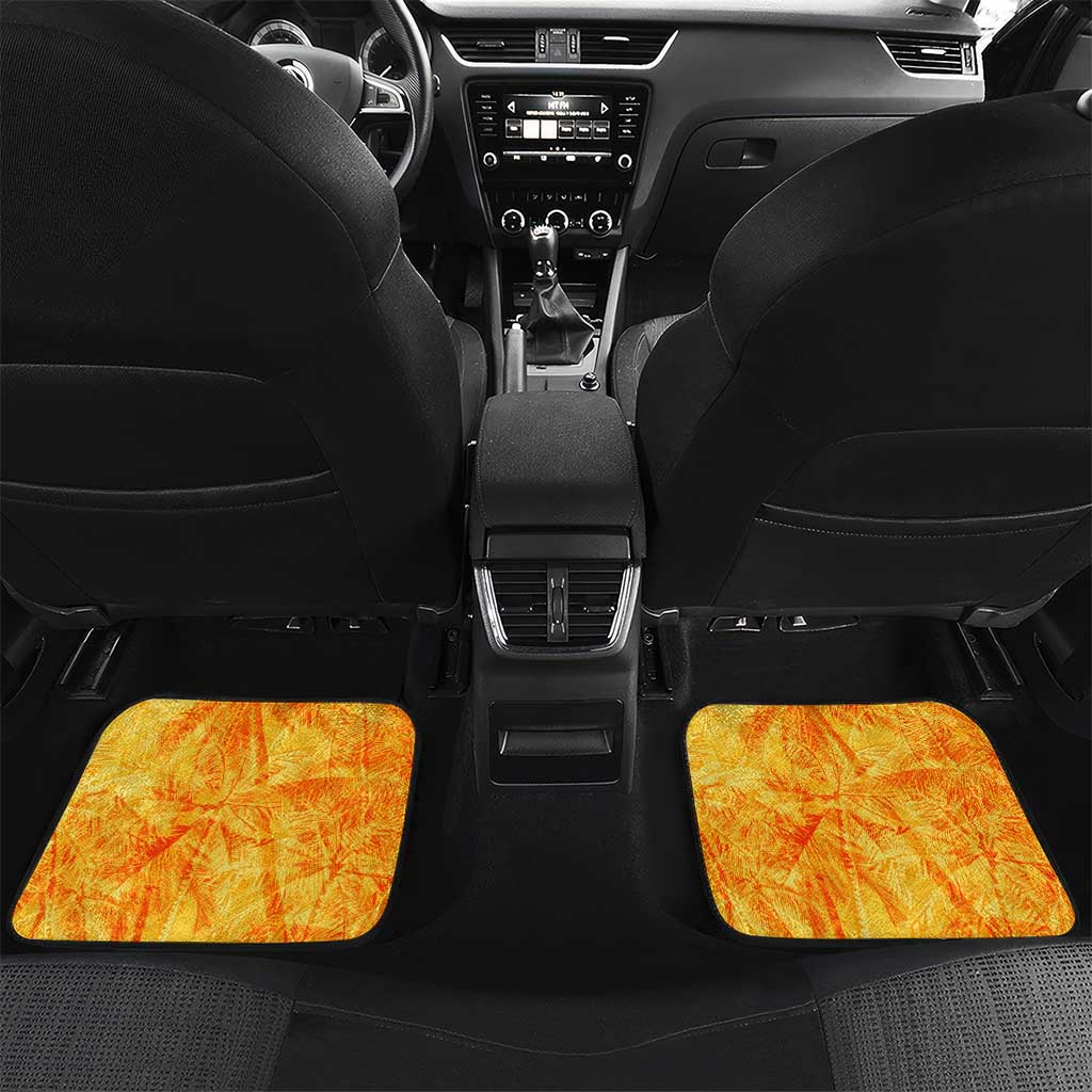 Legend Bob Reggae Car Mats One Love One Heart Tropical Leaf