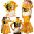 Legend Bob Reggae Family Matching Mermaid Dress and Hawaiian Shirt One Love One Heart Tropical Leaf