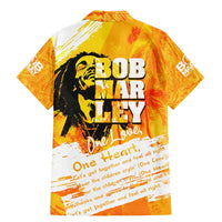 Legend Bob Reggae Family Matching Mermaid Dress and Hawaiian Shirt One Love One Heart Tropical Leaf