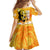 Legend Bob Reggae Family Matching Off The Shoulder Long Sleeve Dress and Hawaiian Shirt One Love One Heart Tropical Leaf