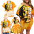 Legend Bob Reggae Family Matching Off Shoulder Short Dress and Hawaiian Shirt One Love One Heart Tropical Leaf