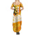 Legend Bob Reggae Family Matching Summer Maxi Dress and Hawaiian Shirt One Love One Heart Tropical Leaf