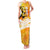 Legend Bob Reggae Family Matching Tank Maxi Dress and Hawaiian Shirt One Love One Heart Tropical Leaf