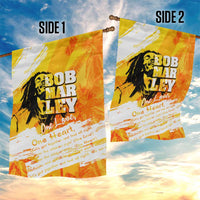 Legend Bob Reggae Garden Flag One Love One Heart Tropical Leaf