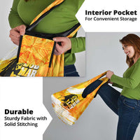 Legend Bob Reggae Grocery Bag One Love One Heart Tropical Leaf