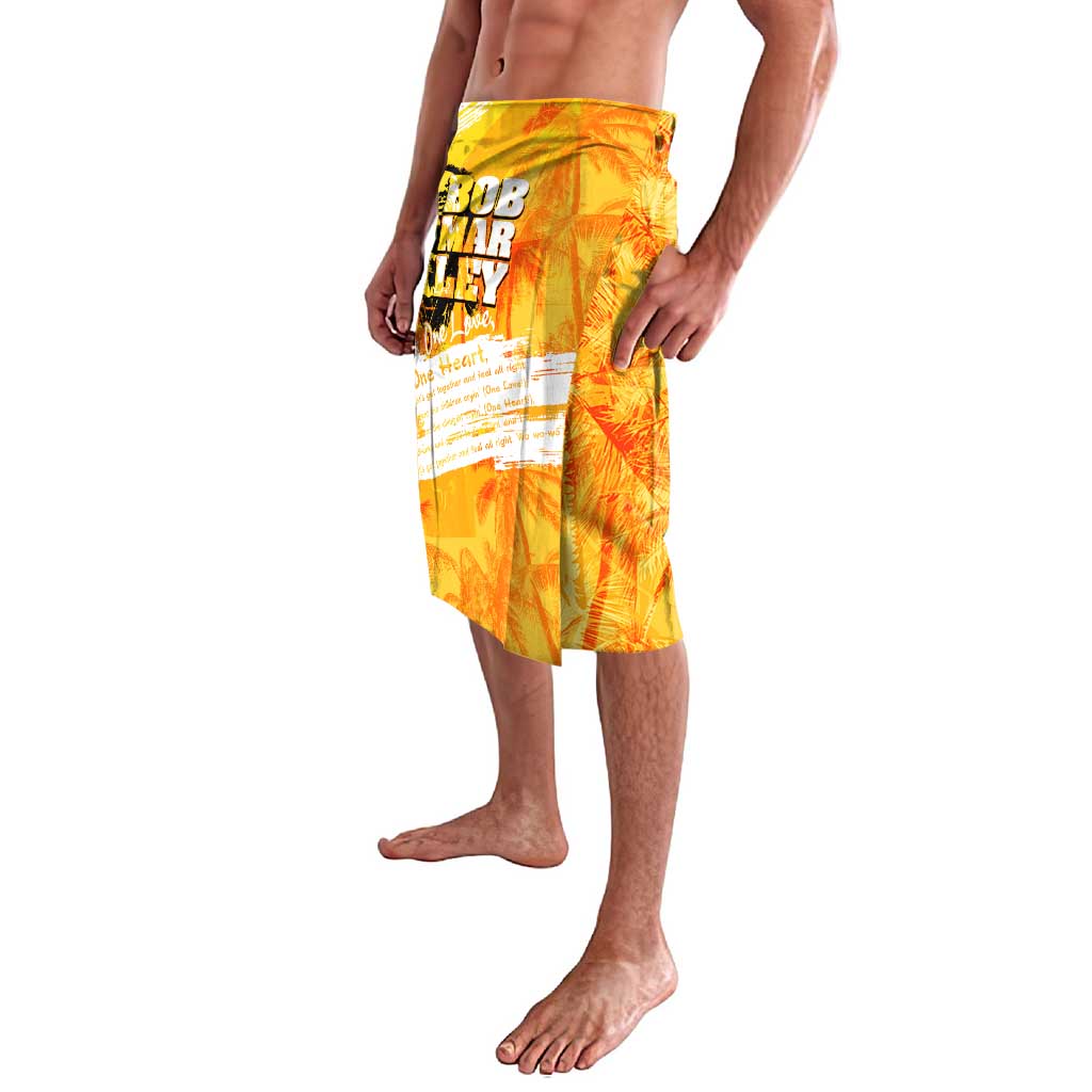 Legend Bob Reggae Lavalava One Love One Heart Tropical Leaf
