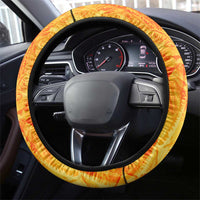 Legend Bob Reggae Steering Wheel Cover One Love One Heart Tropical Leaf