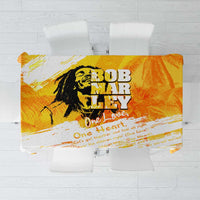 Legend Bob Reggae Tablecloth One Love One Heart Tropical Leaf