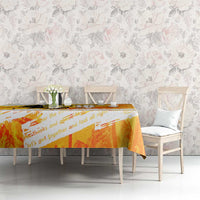 Legend Bob Reggae Tablecloth One Love One Heart Tropical Leaf