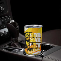 Legend Bob Reggae Tumbler Cup One Love One Heart Tropical Leaf