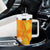 Legend Bob Reggae Tumbler With Handle One Love One Heart Tropical Leaf
