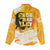 Legend Bob Reggae Women Casual Shirt One Love One Heart Tropical Leaf