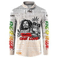 King of Reggae Legend Bob Button Sweatshirt Lion Rastafari Cannabis Typography Style
