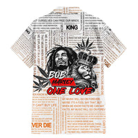 King of Reggae Legend Bob Family Matching Mermaid Dress and Hawaiian Shirt Lion Rastafari Cannabis Typography Style