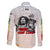 King of Reggae Legend Bob Family Matching Mermaid Dress and Hawaiian Shirt Lion Rastafari Cannabis Typography Style