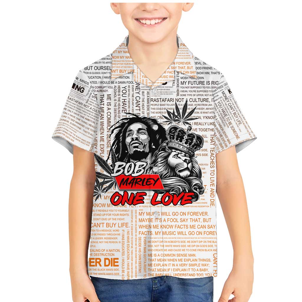 King of Reggae Legend Bob Family Matching Mermaid Dress and Hawaiian Shirt Lion Rastafari Cannabis Typography Style