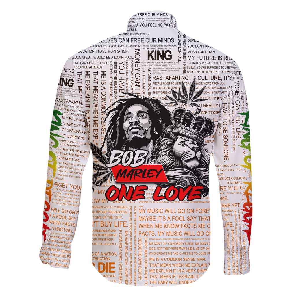 King of Reggae Legend Bob Family Matching Summer Maxi Dress and Hawaiian Shirt Lion Rastafari Cannabis Typography Style