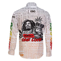 King of Reggae Legend Bob Family Matching Summer Maxi Dress and Hawaiian Shirt Lion Rastafari Cannabis Typography Style