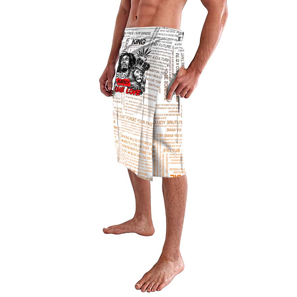 King of Reggae Legend Bob Lavalava Lion Rastafari Cannabis Typography Style