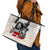 King of Reggae Legend Bob Leather Tote Bag Lion Rastafari Cannabis Typography Style